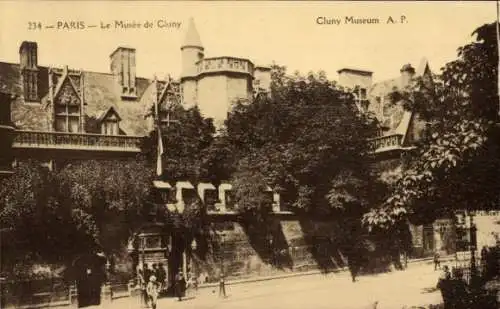 Ak Paris V., Musee de Cluny