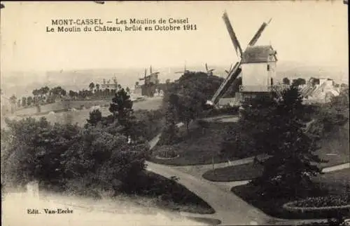 Ak Mont Cassel Nord, Moulins, Moulin du Chateau