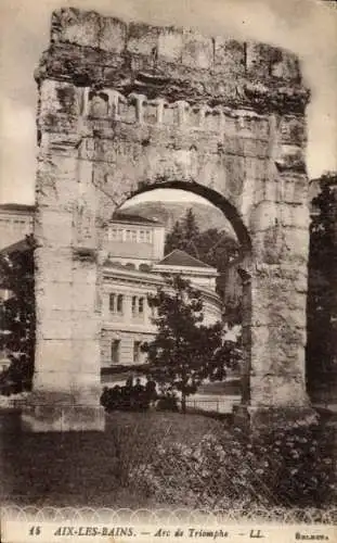 Ak Aix les Bains Savoie, Arc de Triomphe