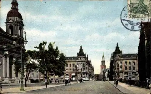 Ak Berlin Mitte, Kaiser Wilhelm Straße