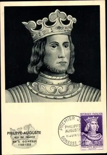 Maximum Ak Philipp II., König von Frankreich, Porträt