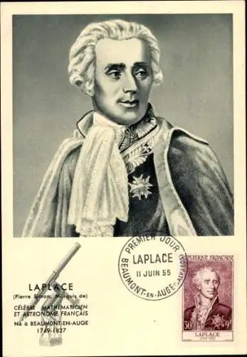 Maximum Ak Mathematiker und Physiker Pierre-Simon Laplace, Porträt