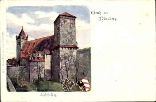 Wappen Ak Nürnberg in Mittelfranken Bayern, Kaiserstallung