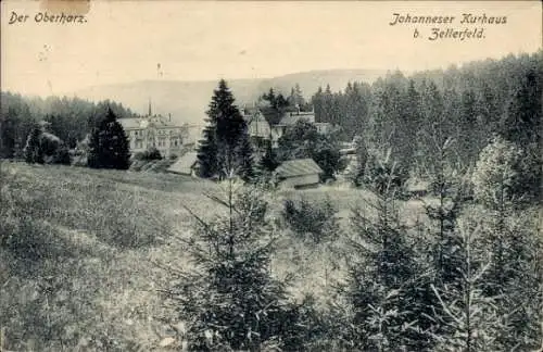 Ak Clausthal Zellerfeld im Oberharz, Johanneser Kurhaus