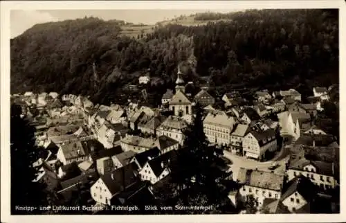 Ak Bad Berneck im Fichtelgebirge, Blick v. Sonnentempel