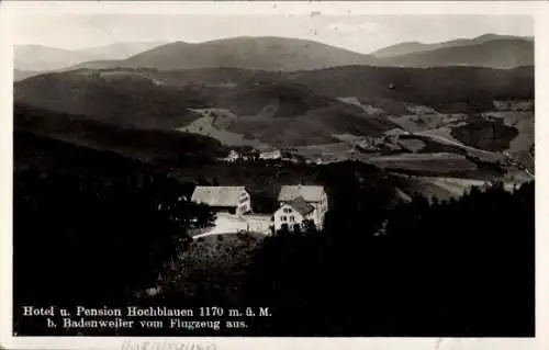 Ak Blauen Badenweiler im Schwarzwald, Hochblauen, Hotel und Pension