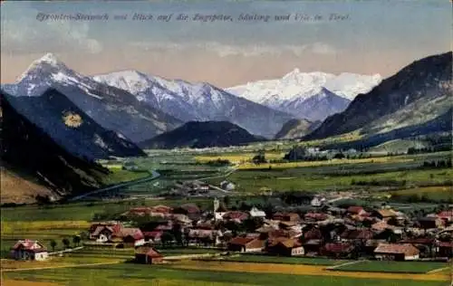 Ak Steinach Pfronten im Allgäu, mit Blick auf die Zugspitze, Säugling und Vils in Tirol