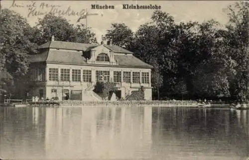 Ak München, Englischer Garten, Kleinhesselohe