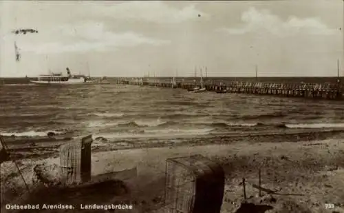 Ak Ostseebad Arendsee Kühlungsborn, Landungsbrücke