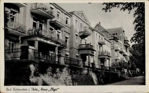 Ak Bad Liebenstein im Thüringer Wald, Haus Olga