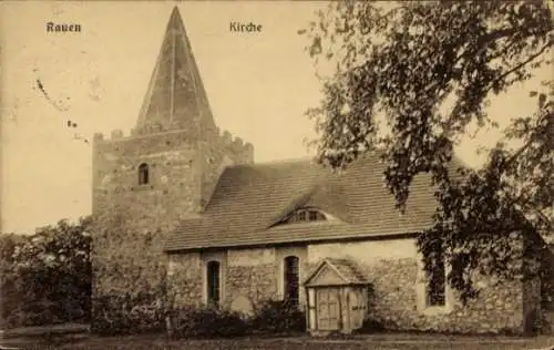 Ak Rauen in der Mark, Kirche