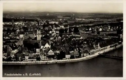 Ak Friedrichshafen am Bodensee, Luftbild