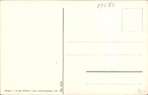 Ak Oberwiesenthal im Erzgebirge, Gesamtansicht, Fichtelberg, Sporthotel