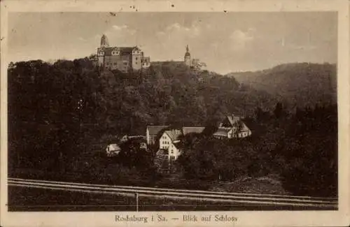 Ak Rochsburg Lunzenau in Sachsen, Schloss Rochsburg