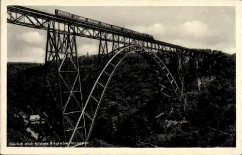 Ak Solingen im Bergischen Land, Müngstener Brücke, Kaiser Wilhelm Brücke bei Müngsten