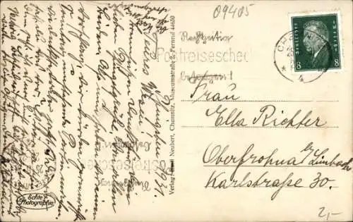 Ak Kriebstein Sachsen, Zschopau Talsperre