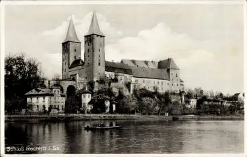 Ak Rochlitz an der Mulde Sachsen, Schloss