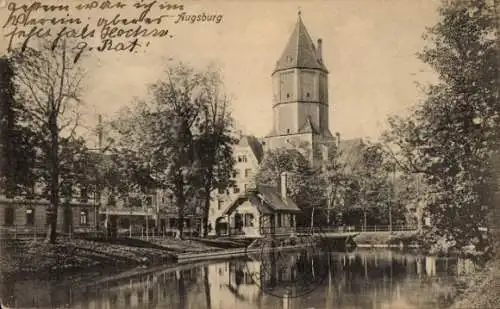 Ak Augsburg in Schwaben, Turm