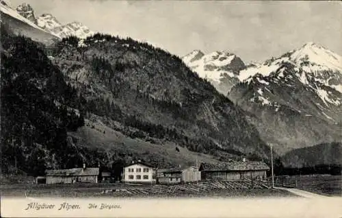 Ak Birgsau Oberstdorf im Oberallgäu, Panorama