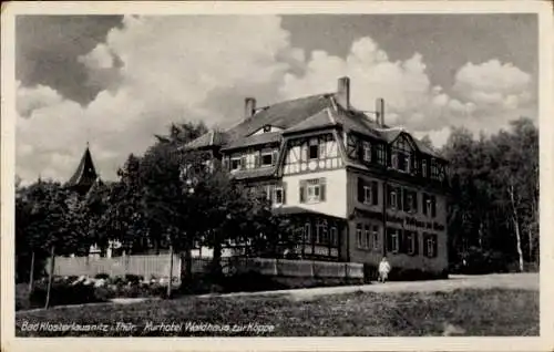 Ak Bad Klosterlausnitz, Kurhotel Waldhaus zur Köppe