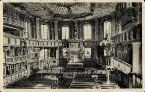 Ak Schwarzenberg im Erzgebirge Sachsen, St. Georgenkirche, Altar