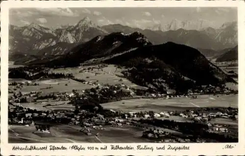 Ak Pfronten im Allgäu Bayern, Burg Falkenstein, Panorama