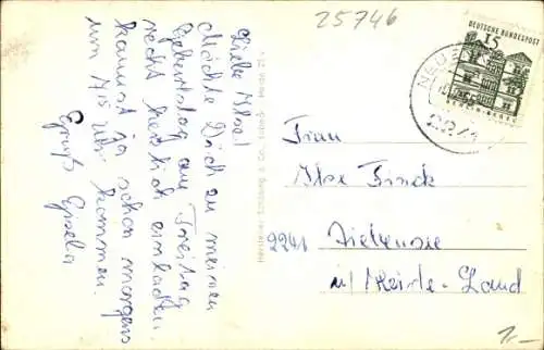 Ak Heide in Holstein, Blick auf die Kirche