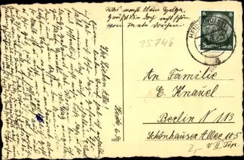 Ak Heide in Holstein, Wasserturm mit Umgebung