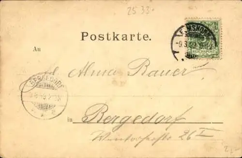 Ak Elmshorn in Holstein, Anlagen, Kriegerdenkmal