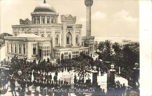 Ak Konstantinopel Istanbul Türkei, Selamlik Zeremonie, Moschee