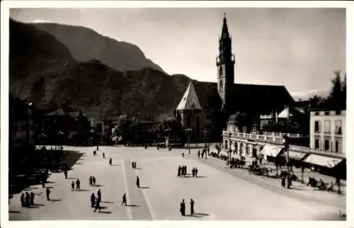 Ak Bozen Bolzano Südtirol, Walterplatz