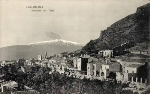 Ak Taormina Sicilia, Panorama, Ätna