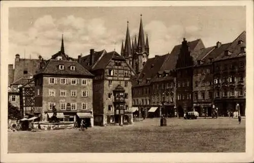 Ak Cheb Eger Region Karlsbad, Marktplatz