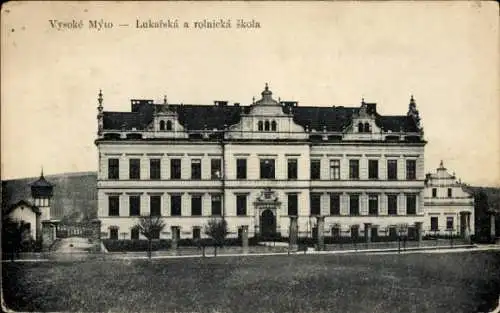 Ak Vysoké Myto Hohenmaut Region Hohenmaut Pardubice, Schule