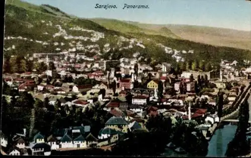 Ak Sarajevo Bosnien Herzegowina, Panorama