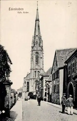 Ak Edenkoben an der Haardt Pfalz, Katholische Kirche