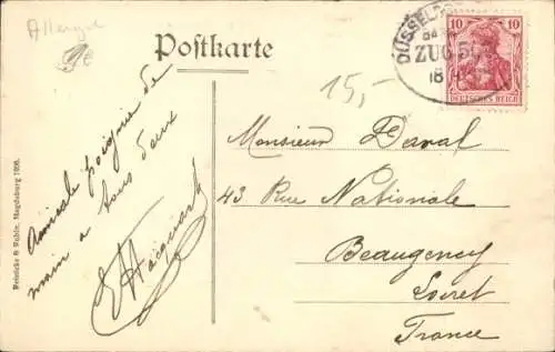 Ak Remscheid im Bergischen Land, Bahnhofstraße