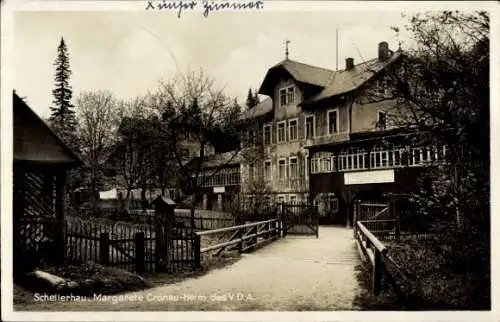 Ak Schellerhau Altenberg im Erzgebirge, Margarete Cronau Heim des V.D.A.