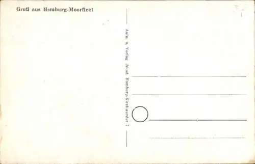 Ak Hamburg Bergedorf Moorfleet, Panorama, LKW, Brücke, Eisenbahnschienen