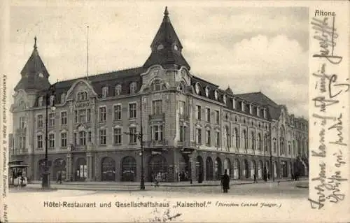 Ak Hamburg Altona, Hotel Restaurant und Gesellschaftshaus Kaiserhof