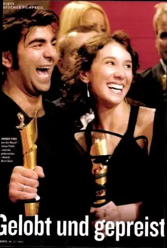 Ak Schauspieler Fatih Akin und Sibil Kikilli, Portrait, Preis, Autogramme