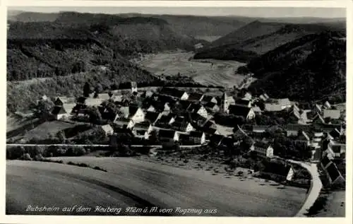 Ak Bubsheim in Württemberg, Fliegeraufnahme, auf dem Heubgerg