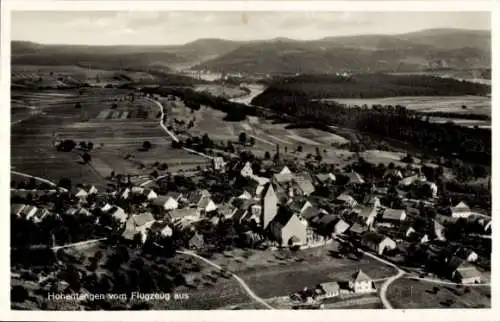 Ak Hohentengen am Hochrhein, Fliegeraufnahme