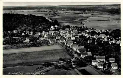 Ak Unterbalzheim Balzheim Alb Donau Kreis, Fliegeraufnahme