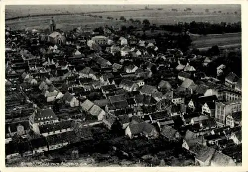 Ak Kandel in der Pfalz Bienwald, Fliegeraufnahme