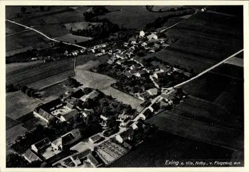 Ak Exing an der Vils Eichendorf in Niederbayern, Fliegeraufnahme