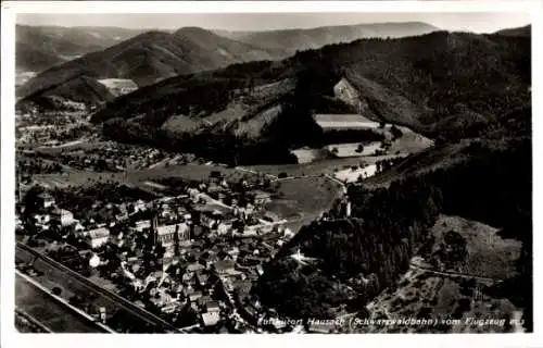 Ak Hausach im Schwarzwald, Fliegeraufnahme