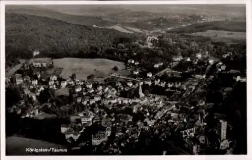 Ak Königstein im Taunus, Fliegeraufnahme