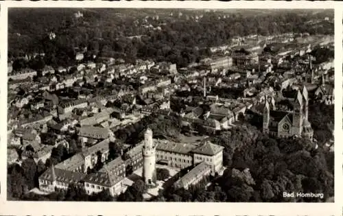 Ak Bad Homburg vor der Höhe Hessen, Fliegeraufnahme