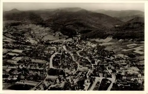 Ak Bad Bergzabern an der Weinstraße Pfalz, Fliegeraufnahme